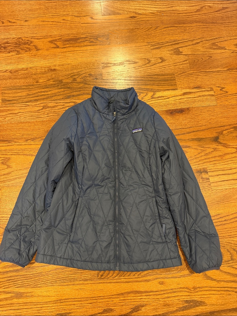 Patagonia Kids Quilted Puffer Jacket - Navy Blue